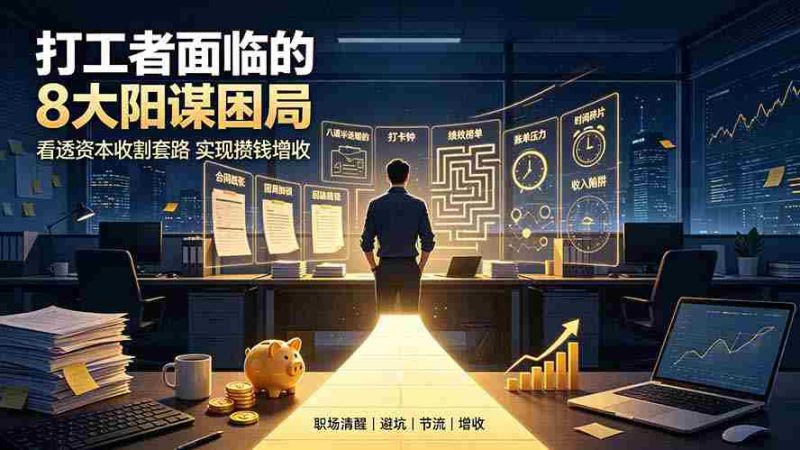 (19448期)付费文章:打工者面临的8大阳谋困局,看透资本收割套路实现攒钱增收-湘创网