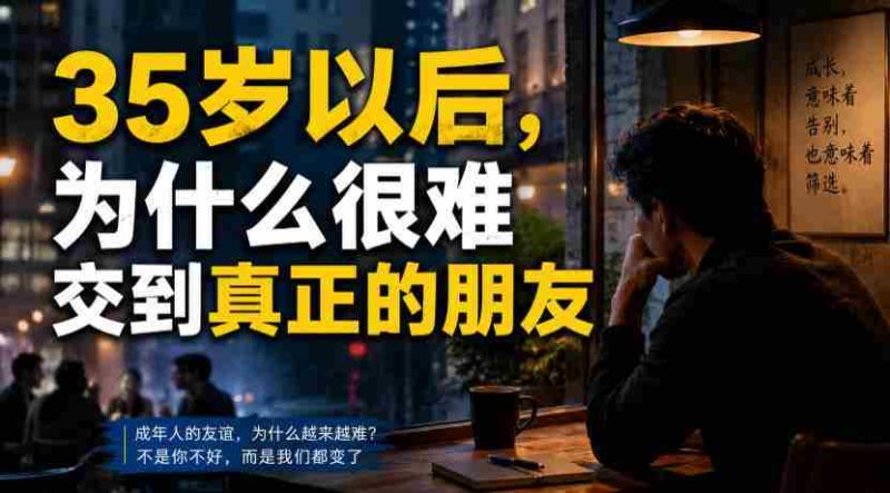 付费文章:35岁以后,为什么很难交到真正的朋友-湘创网