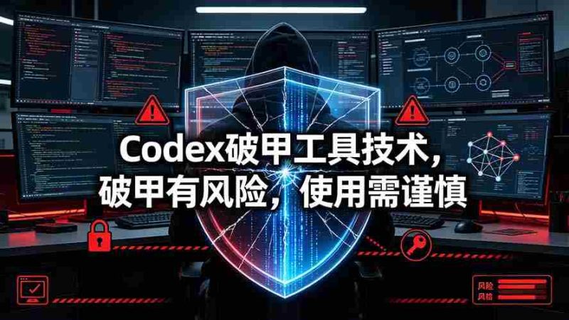 （19533期）Codex破甲工具技术，破甲有风险，使用需谨慎-湘创网