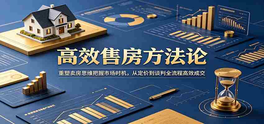 高效售房方法论：重塑卖房思维把握市场时机，从定价到谈判全流程高效成交-湘创网