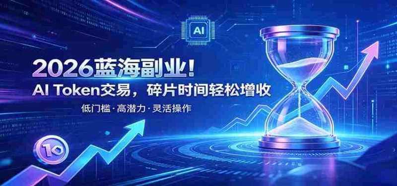 AI Token算力赛道！普通人可入局的数字副业，零门槛快速起步-湘创网