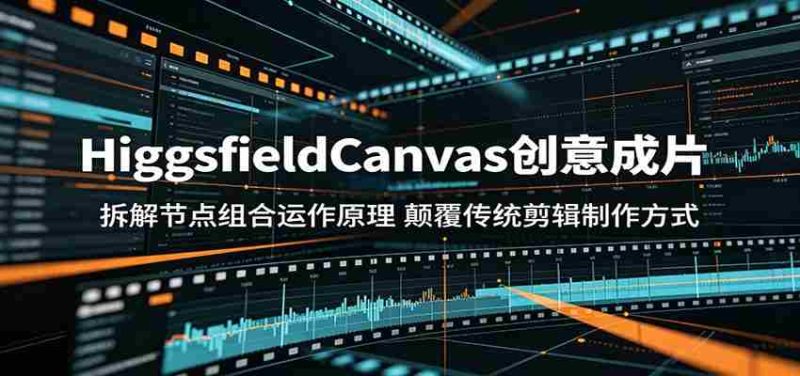 HiggsfieldCanvas创意成片：拆解节点组合运作原理，颠覆传统剪辑制作方式-湘创网