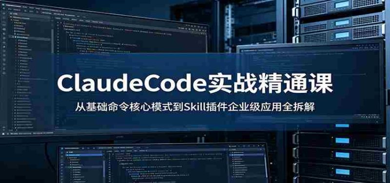 ClaudeCode实战精通课:从基础命令核心模式到Skill插件企业级应用全拆解-湘创网