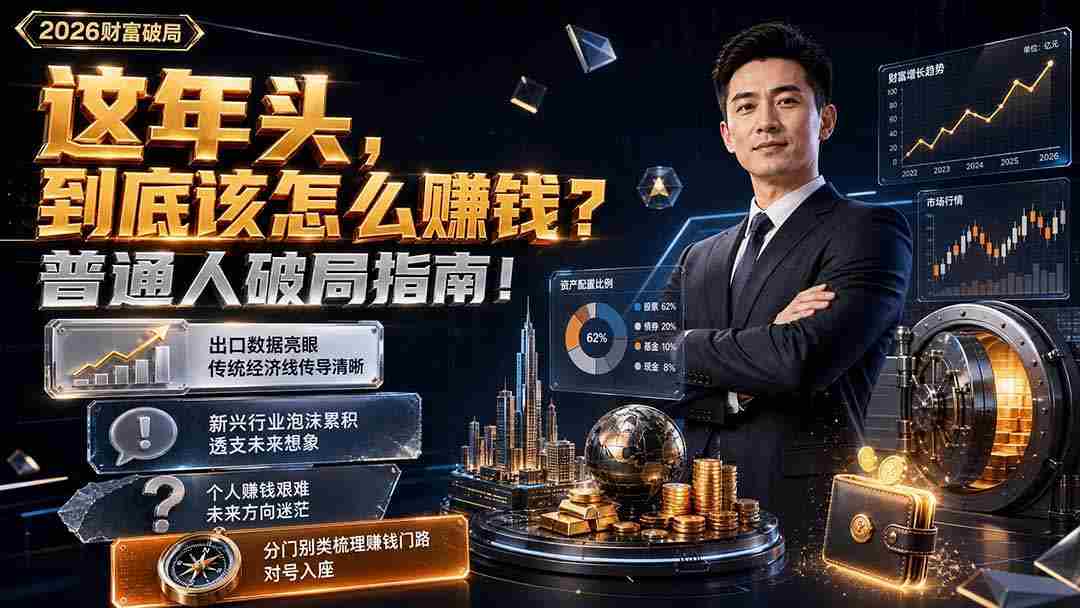 （19660期）付费文章：这年头，到底该怎么赚钱？普通人破局指南！-湘创网