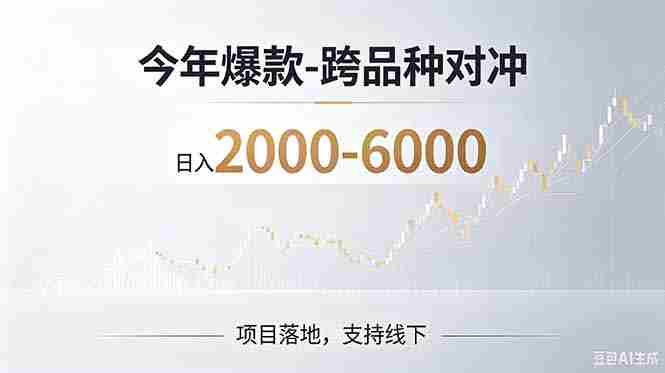 (19150期)2026创业新风口—跨品种对冲震撼首发!日收益2000-6000+,项目绿色长久,安全稳健-湘创网