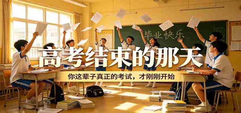 公众号付费文章《高考结束的那天，你这辈子真正的考试，才刚刚开始》-湘创网