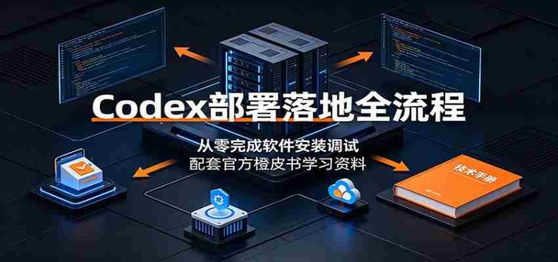 Codex部署落地全流程:从零完成软件安装调试,配套官方橙皮书学习资料-湘创网