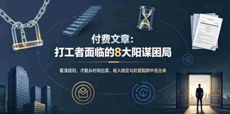 付费文章：打工者面临的8大阳谋困局-湘创网