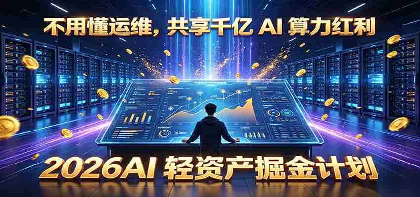 不用懂运维,共享千亿 AI 算力红利,2026AI 轻资产掘金计划-湘创网