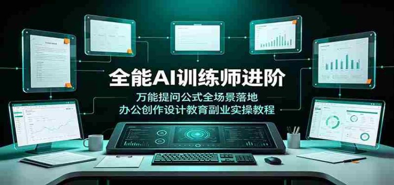 全能AI训练师进阶:万能提问公式全场景落地,办公创作设计教育副业实操教程-湘创网