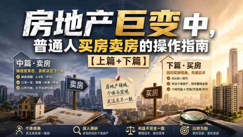 (20021期)付费文章:房地产巨变中,普通人买房卖房的操作指南【上篇+下篇】-湘创网