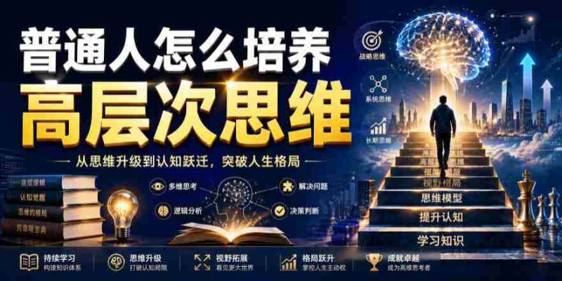 公众号付费文章：普通人怎么培养高层次思维-湘创网