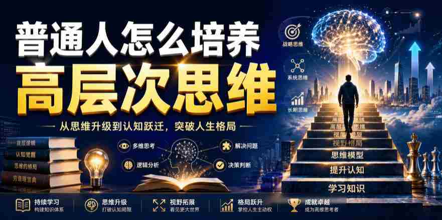公众号付费文章：普通人怎么培养高层次思维-湘创网