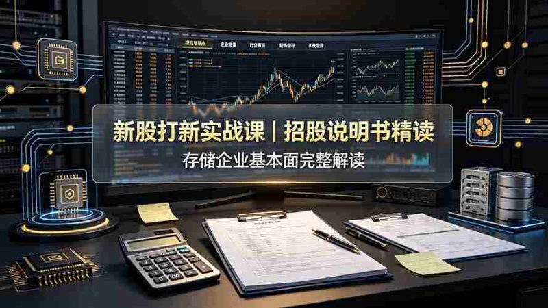 (19255期)付费文章:新股打新实战课|招股说明书精读,存储企业基本面完整解读-湘创网