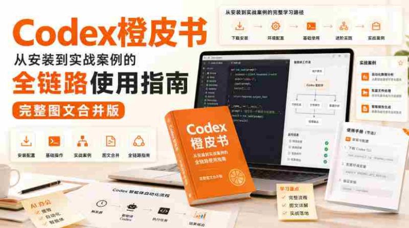 Codex橙皮书,从安装到实战案例的全链路使用指南,完整图文合并版-湘创网