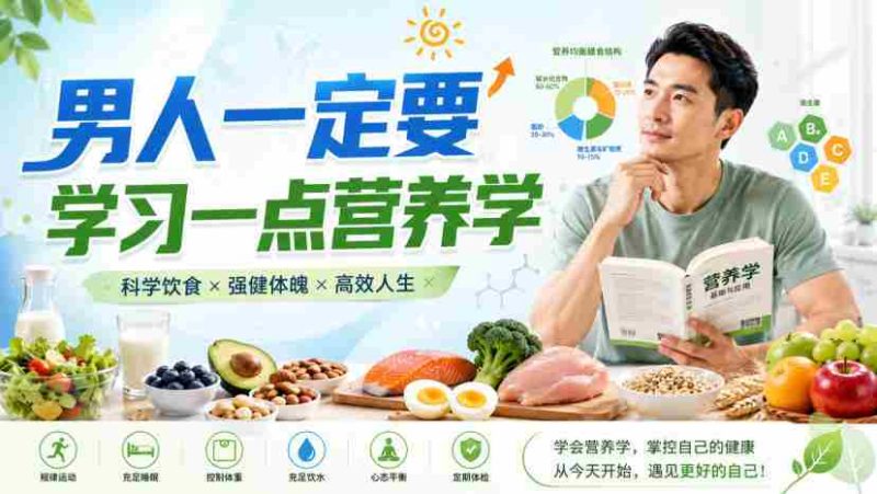 付费文章：男人一定要学习一点营养学-湘创网
