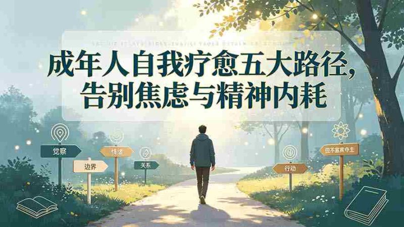 (19516期)付费文章:成年人自我疗愈五大路径,告别焦虑与精神内耗-湘创网
