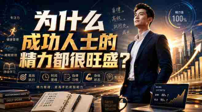 付费文章：为什么成功人士的精力都很旺盛？-湘创网