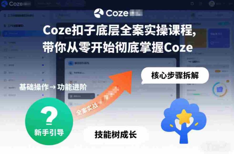 Coze扣子底层全案实操课程，带你从零开始彻底掌握Coze（更新7月）-湘创网