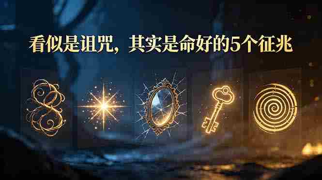 （19089期）付费文章：看似是诅咒，其实是命好的5个征兆-湘创网