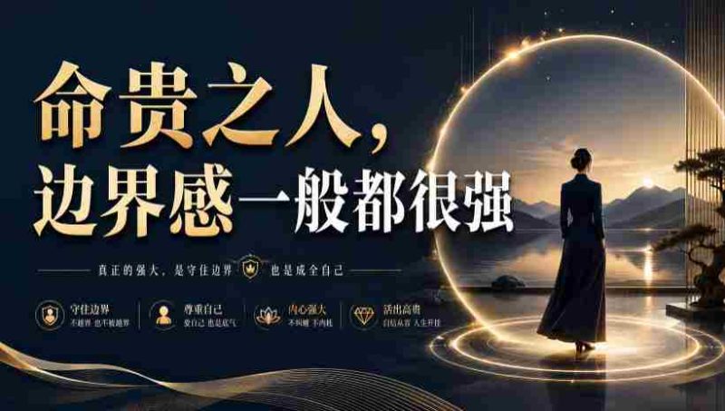 付费文章:命贵之人,边界感一般都很强-湘创网