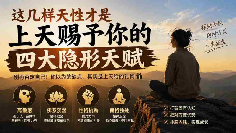 (19984期)付费文章:这几样天性才是上天赐予你的四大隐形天赋-湘创网