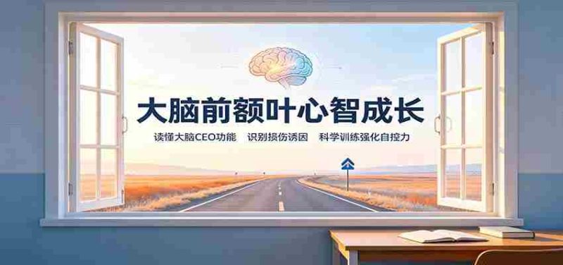 大脑前额叶心智成长:读懂大脑CEO功能,识别损伤诱因,科学训练强化自控力-湘创网