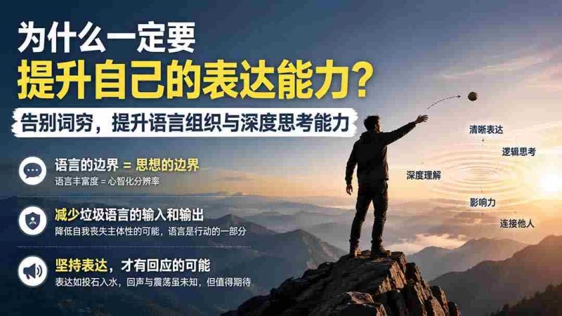 （20070期）付费文章：为什么一定要提升自己的表达能力？告别词穷，提升语言组织与深度思考能力-湘创网