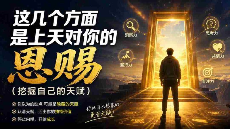 (19964期)付费文章:这几个方面是上天对你的恩赐(挖掘自己的天赋)-湘创网