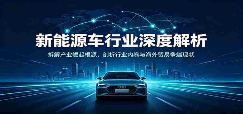 新能源车行业深度解析：拆解产业崛起根源，剖析行业内卷与海外贸易争端现状-湘创网