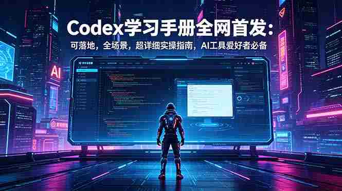 (18871期)Codex学习手册全网首发:可落地,全场景,超详细实操指南,AI工具爱好者必备-湘创网