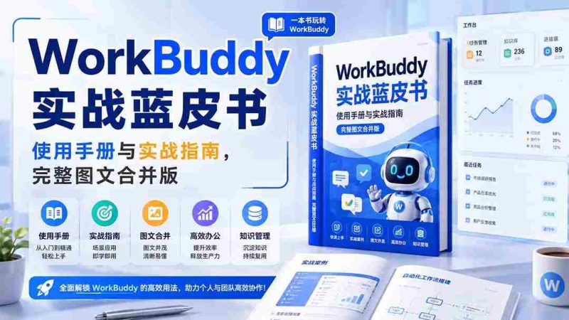 (20106期)WorkBuddy实战蓝皮书,使用手册与实战指南,完整图文合并版-湘创网