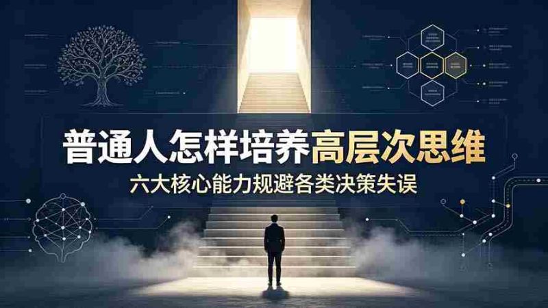 (19479期)付费文章:普通人怎样培养高层次思维,六大核心能力规避各类决策失误-湘创网