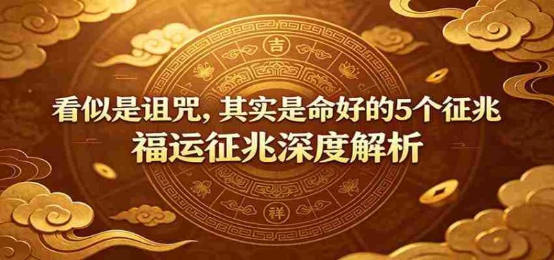 付费文章:《看似是诅咒,其实是命好的5个征兆》福运征兆深度解析-湘创网