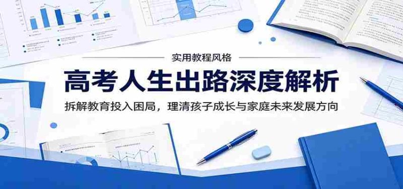 高考人生出路深度解析：拆解教育投入困局，理清孩子成长与家庭未来发展方向-湘创网