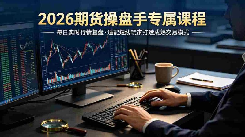 （19300期）2026期货操盘手专属课程-更新7月11，每日实时行情复盘，适配短线玩家打造成熟交易模式-湘创网
