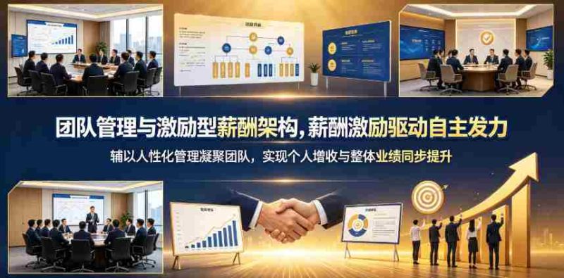 团队管理与激励型薪酬架构，薪酬激励驱动自主发力，辅以人性化管理凝聚团队，实现个人增收与整体业绩同步提升-湘创网