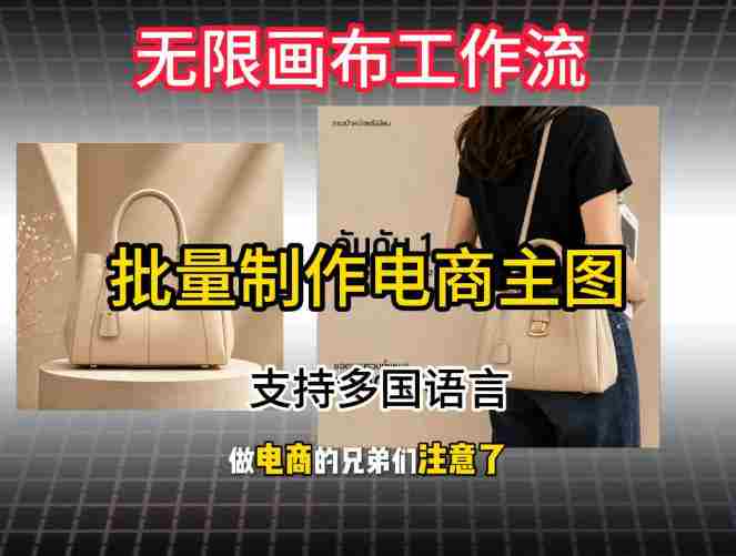 批量复刻电商爆款主图工作流搭建教学，批量下载，支持多国语言，不管是国内电商还是跨境店群都能用-湘创网