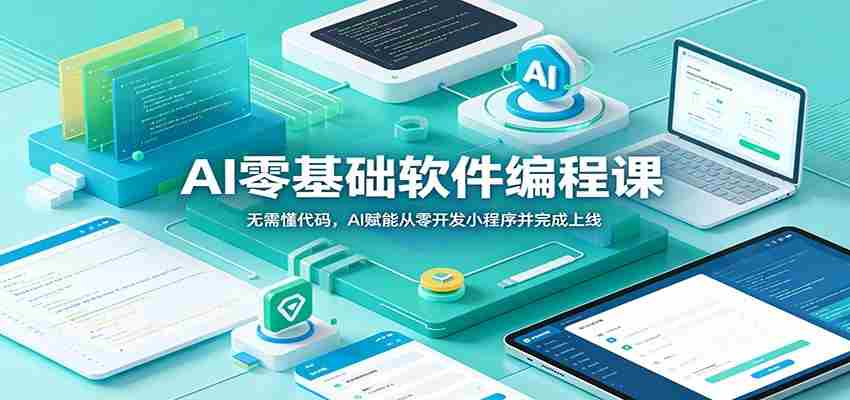 AI零基础软件编程课：无需懂代码，AI赋能从零开发小程序并完成上线-湘创网