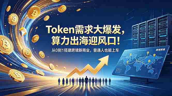 (18889期)Token需求大爆发,算力出海迎风口!从0到1搭建跨境新商业,普通人也能上车-湘创网