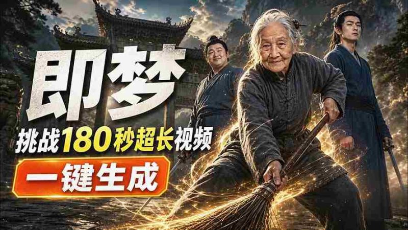 (20112期)即梦挑战180秒超长视频!一键生成3分钟电影?完整制作流程详细分享!-湘创网