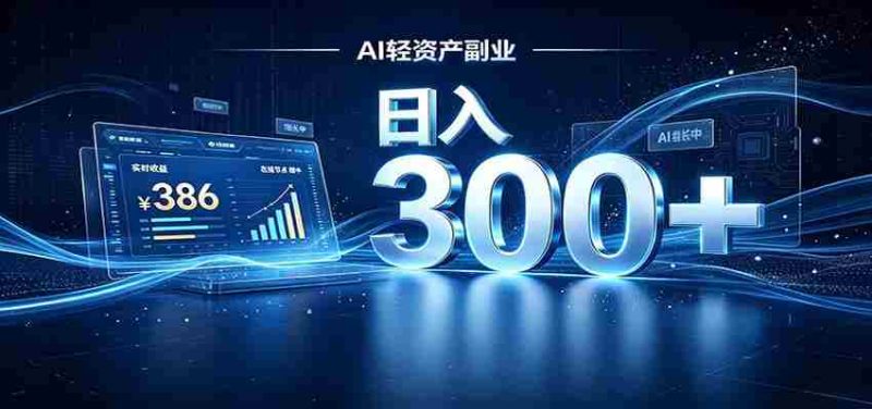 2026 AI轻资产风口，Token中转站小白可入局，日入300+-湘创网