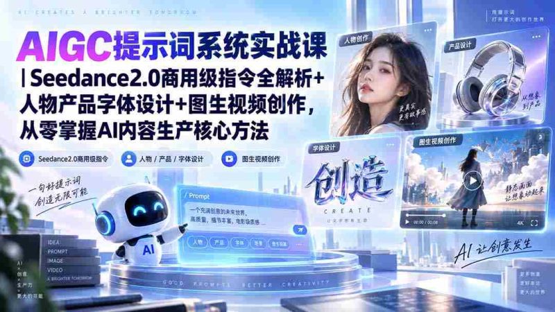 探索AIGC技巧:Seedance2.0商用指令深度剖析,解锁AI内容创作与设计艺术-湘创网