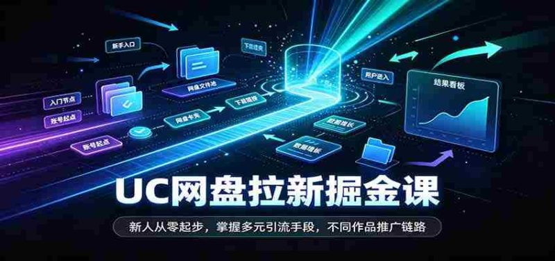 解锁UC网盘财富密码：新手零基础入门，精通多样化吸粉策略，探索独特内容推广路径-湘创网