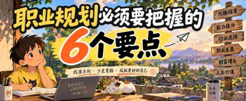 付费文章:职业规划必须要把握的6个要点-湘创网