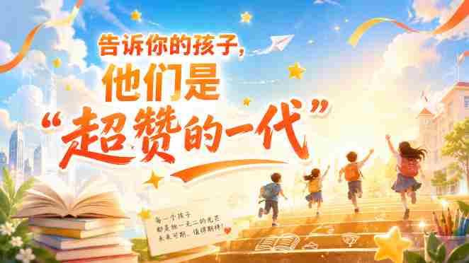 某付费社群专属文章:告诉你的孩子,他们是“超赞的一代”。-湘创网