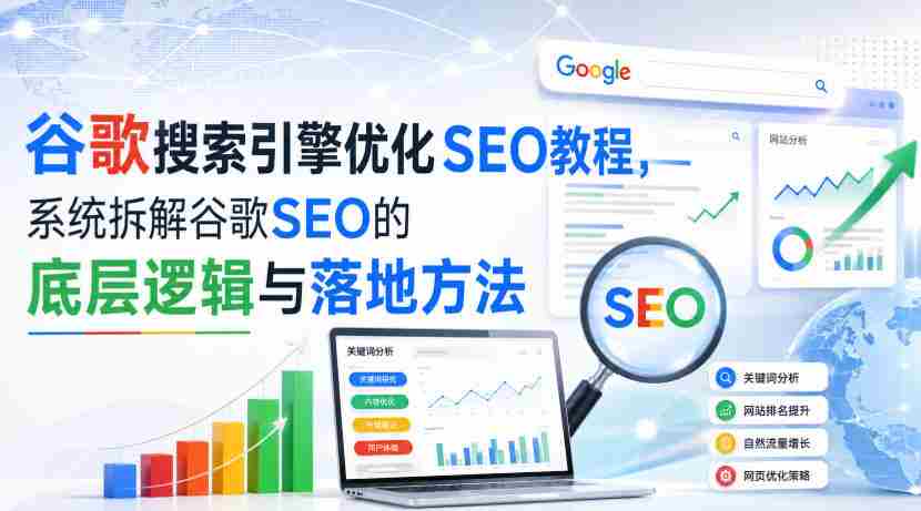 小白新君SEO·谷歌搜索引擎优化SEO教程，系统拆解谷歌SEO的底层逻辑与落地方法（部分更新2026）-湘创网