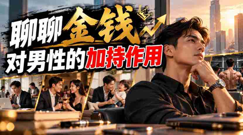 某公众号付费文章:聊聊金钱对男性的加持作用