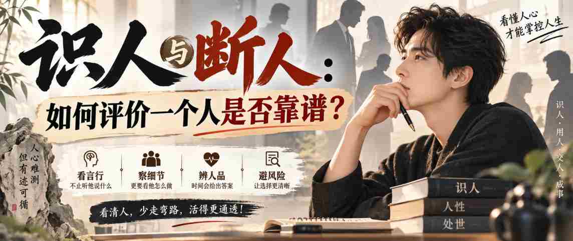 付费文章：识人与断人：如何评价一个人是否靠谱？-湘创网