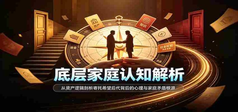 底层家庭认知解析：从资产逻辑剖析寄托希望后代背后的心理与家庭矛盾根源-湘创网